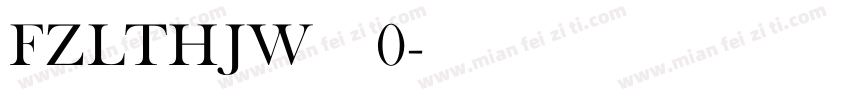 FZLTHJW 管板 0字体转换